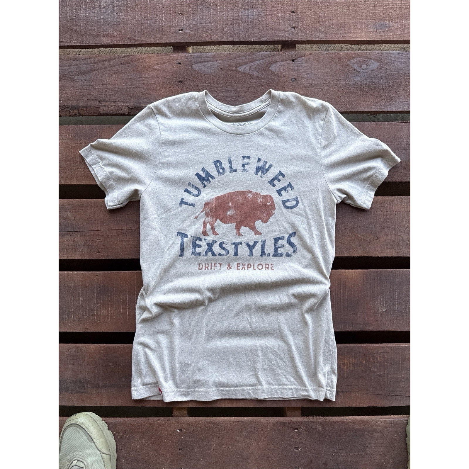 Tumbleweed Texstyles “Drift & Explore” Bison T-Shirt — image 2 of 4